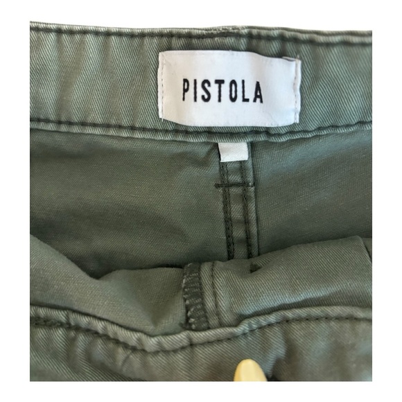 Pistola Women's Green Button-Up cotton Shorts size‎ 26 - Picture 5 of 7